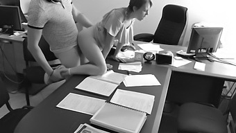 Amateur Boss'S Steamy Encounter With Secretary Captured On Hidden Camera