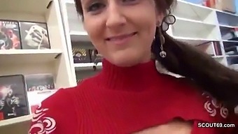 Young Temporary Employee Gets Fucked And Impregnated In A Video Store In This Steamy Encounter
