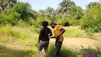 Okoro, The Diligent Hunter, Encounters A Stunning African Local While Engaging In Agricultural Activities. Despite His Wife'S Presence, He Indulges In A Passionate Encounter, Skillfully Satisfying Her With His Impressive Member. Unbeknownst To Them, His Brother-In-Law Covertly Records The Intimate Moment. For The Complete Experience, Visit The Red Platform.