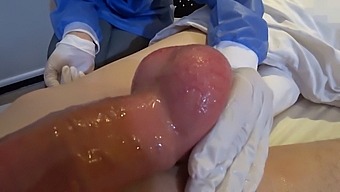 Hd Porn: Japanese Nurse Gets A Public Cumshot While Playing With Her Patient