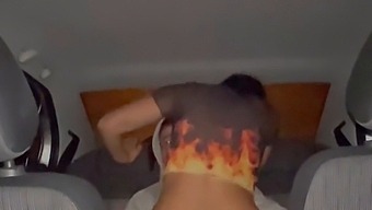A Young Latina Escort Gives A Blowjob And Gets Fucked In A Car
