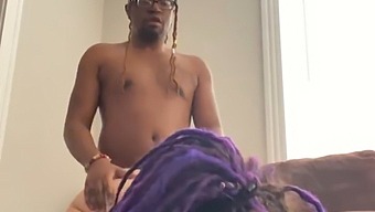 Purple-Haired Amateur Gets Rough Penetration In Homemade Video