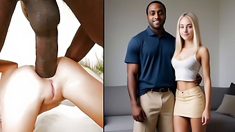 A Black Man With A Large Penis Penetrates My Stunning Spouse'S Rear End
